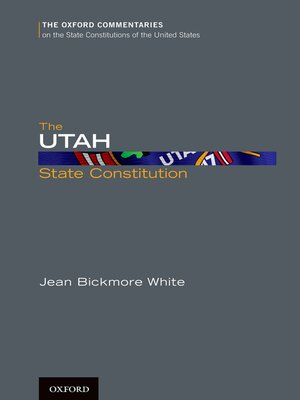 cover image of The Utah State Constitution